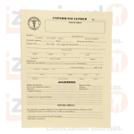 FICHAS CLINICAS AMARILLAS GRANDES X25 CCDCR