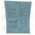 FICHAS CLINICAS CELESTES GRANDES x100 ud