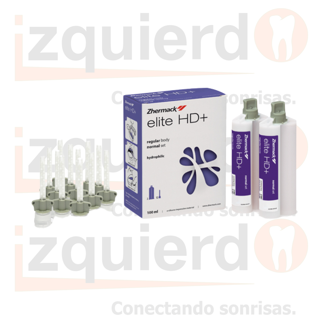 SILICONA,ZHERMACK,REGULAR BODY NORMAL,CARTUCHO,2U,50ML,ELITE HD.