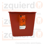 CONTENEDOR ROJO,1 GALON,DESECHOS INFECCIOSOS