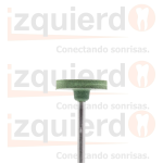 RUEDA CARRETA VERDE PULIR ACRILICO